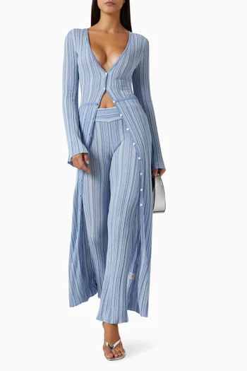 Maribel Striped Flared Pants