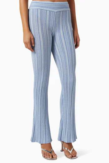 Maribel Striped Flared Pants