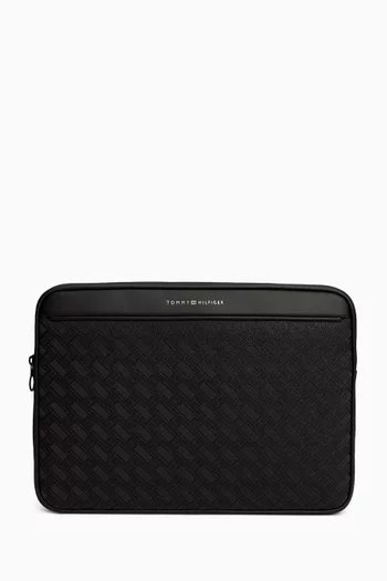 Modern Embossed Flag Laptop Sleeve
