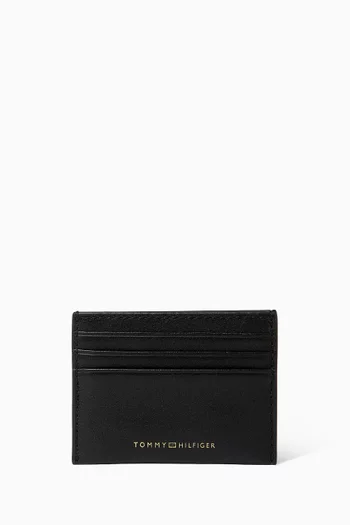 Logo Cardholder in Leather