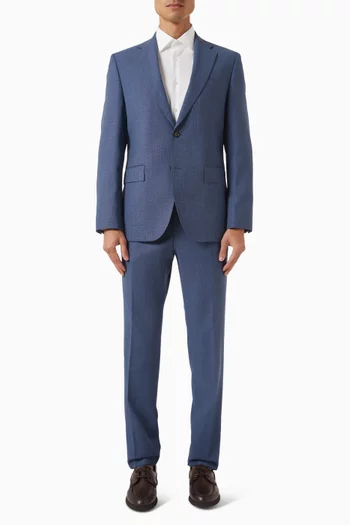 Jeckson Regular-fit Suit Jacket & Pants in Wool