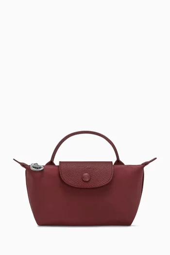 Mini Le Pliage Clutch in Recycled Canvas
