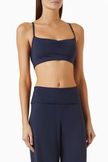 Ultimate Ruched Open Back Bra
