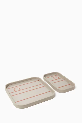 Knotted Trays, Set of 2