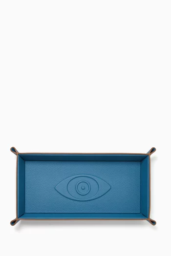 Talisman Embossed Tray in Leather