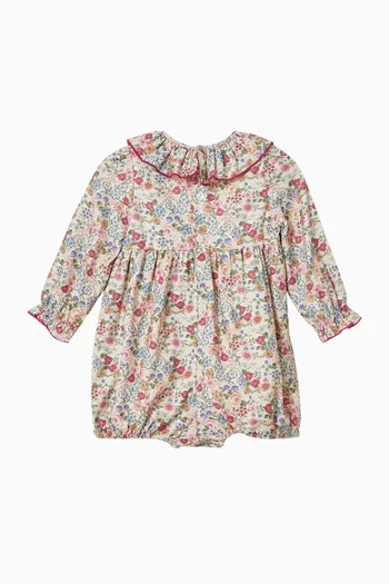Anthéa Smocked Bodysuit in Cotton
