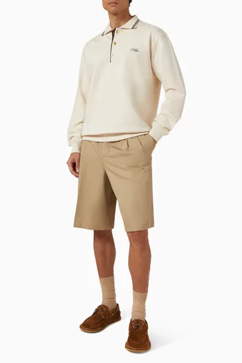 Drôle Polo Sweater in Fleece