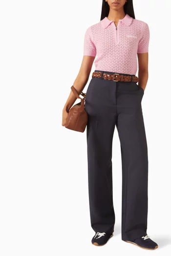 Polo Shirt in Cashmere Blend