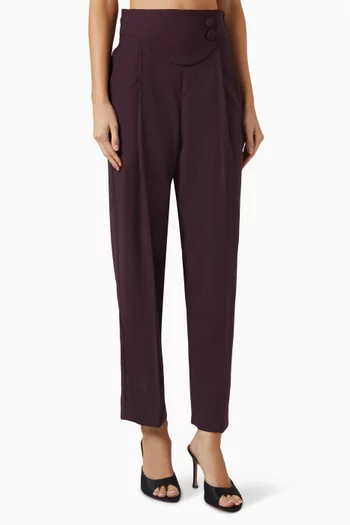 Lina Tapered Pants in Wool