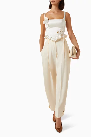 First Date Corset Top in Satin