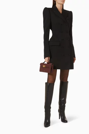 Hourglass Jacket Dress in Virgin Wool Blend