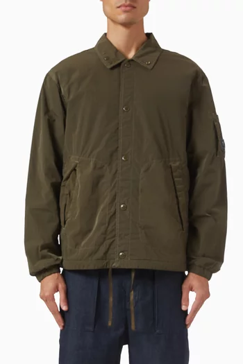 Coach Lens Jacket in Heavy Chrome-R