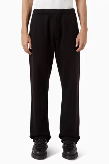 Diagonal Raised Logo Sweatpants in Fleece