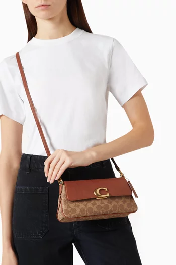 Jet Shoulder Bag in Signature Canvas