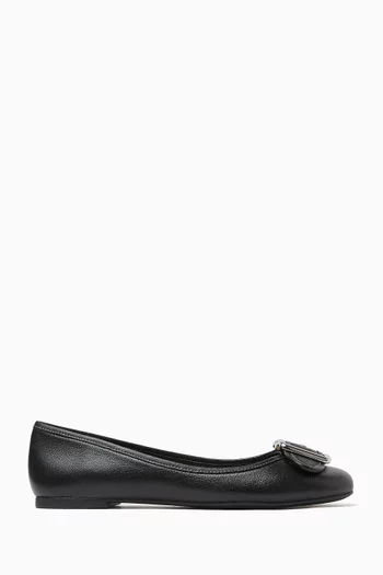 Margot Ballet Flats in Smooth Leather