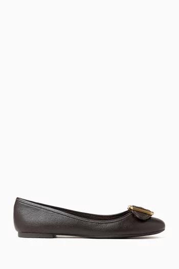 Margot Ballet Flats in Smooth Leather