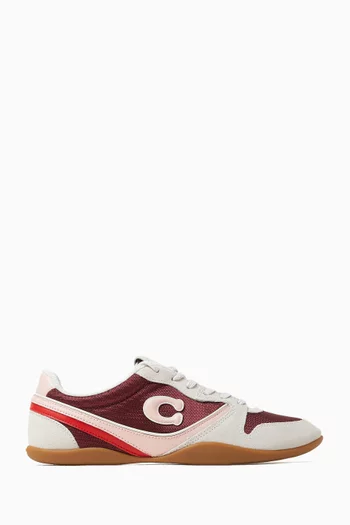 Track Sneakers in Leather, Suede & Mesh