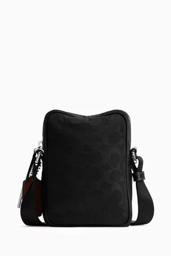Locke Crossbody Bag in Nylon Jacquard