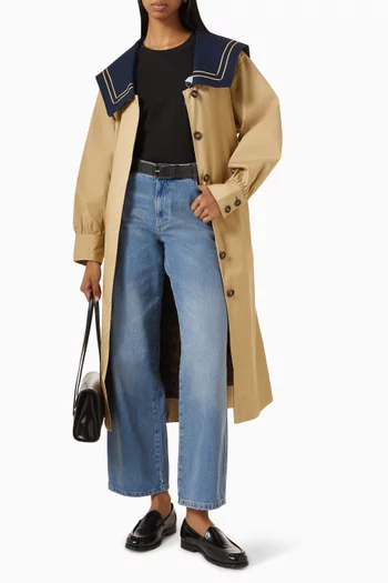 Ella Trench Coat in Cotton