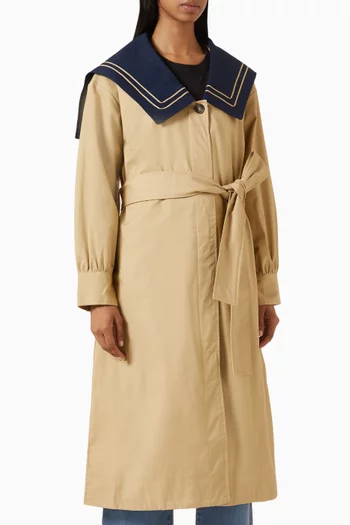 Ella Trench Coat in Cotton