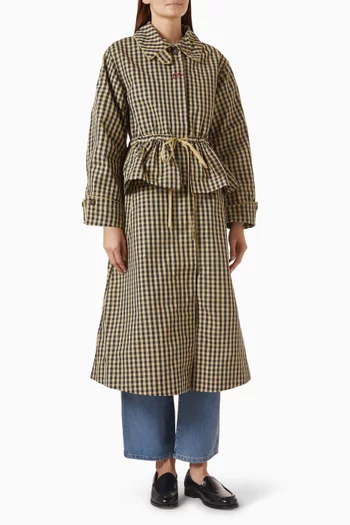 Myrtle Trench Coat in Organic Cotton Blend