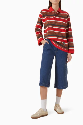 Noah Cinch Layered Rugby Polo Shirt