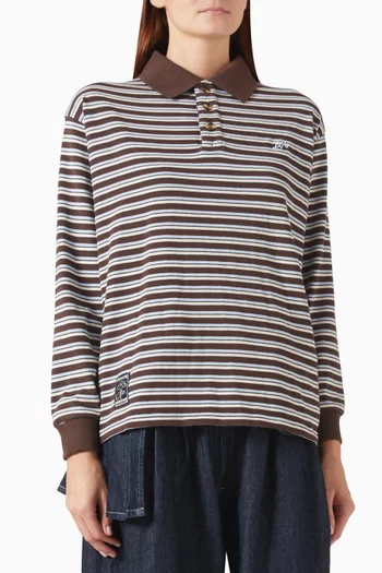 Remie Striped Rugby Shirt in Organic Cotton