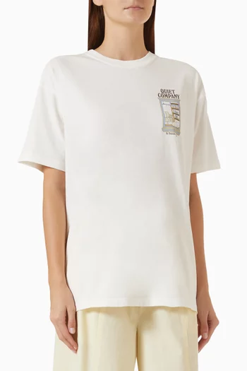 Quiet Company Oversized T-shirt in Cotton-jersey