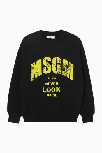 Logo Sweatshirt in Cotton