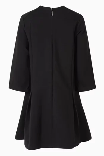 Embellished Logo Skater Dress