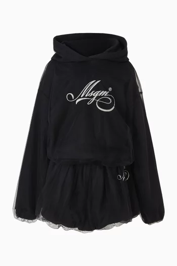 Logo-print Hoodie in Fleece