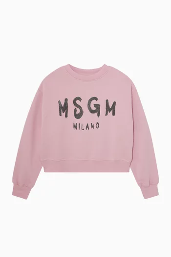 Logo Sweatshirt in Cotton