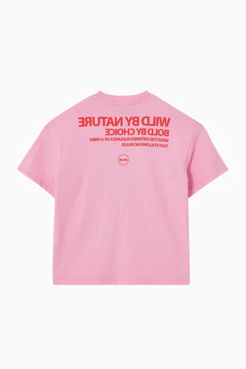Logo-print T-shirt in Cotton