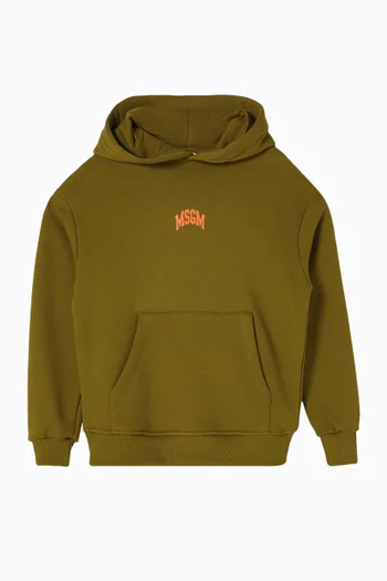 Logo Hoodie in Cotton