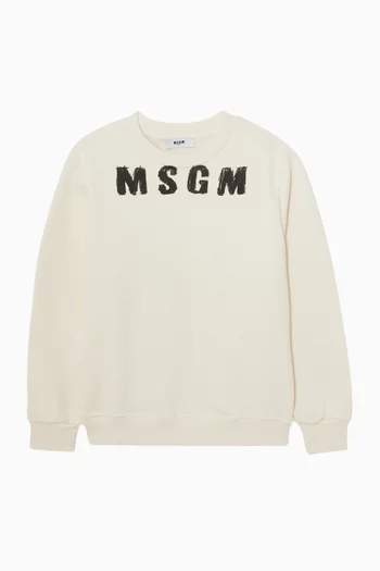 Logo Sweatshirt in Cotton