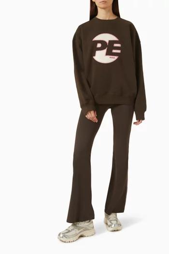 Oversized Sweatshirt in Brushed Fleece