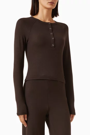 Haven Knit Top in Rayon Blend