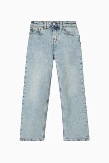 Skater Straight Jeans in Denim