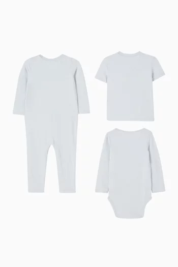 Logo-print Gift Set in Cotton