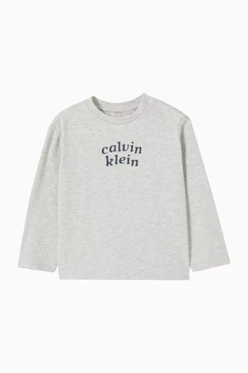 Logo T-shirt in Cotton