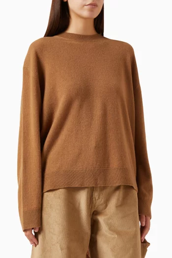 Addison  Knit Scarf Top in Cashmere & Wool