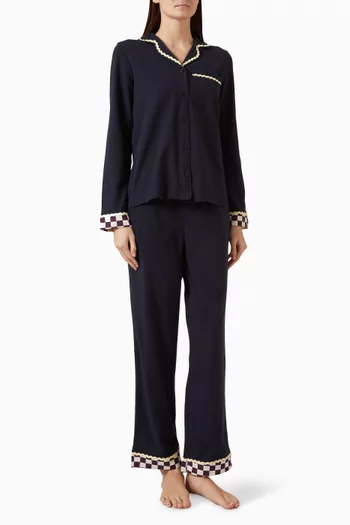 Good Night Pyjama Set in Organic Cotton Blend