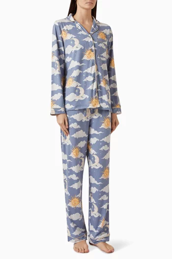 Printed Long Pyjama Set