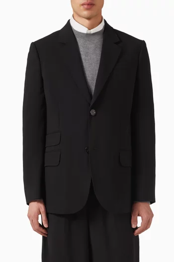Straight-fit Blazer in Wool