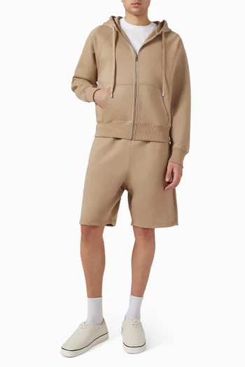 Embossed Ami de Coeur Hoodie in Fleece