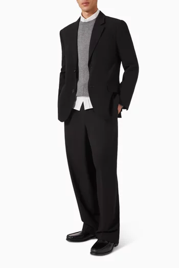 Elastic Pants in Wool