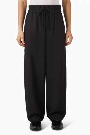 Elastic Pants in Wool