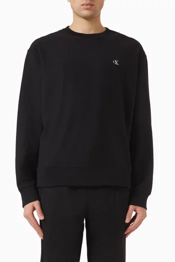 Monogram Sweatshirt in Premium Terry