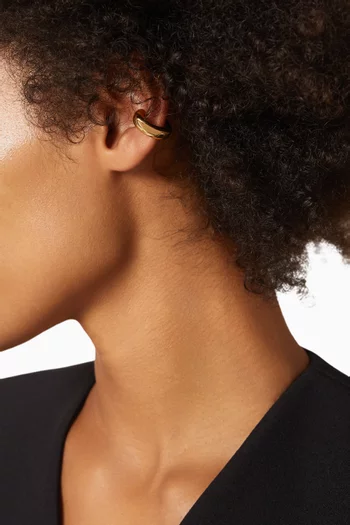 Natasha Micro Ear Cuff in 10kt Gold-plated Brass