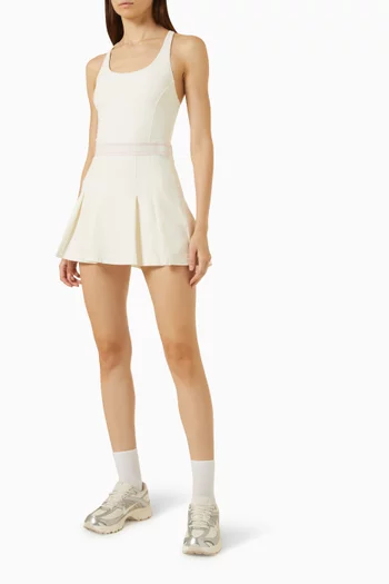 Kova Racerback Mini Dress in Recycled Peached